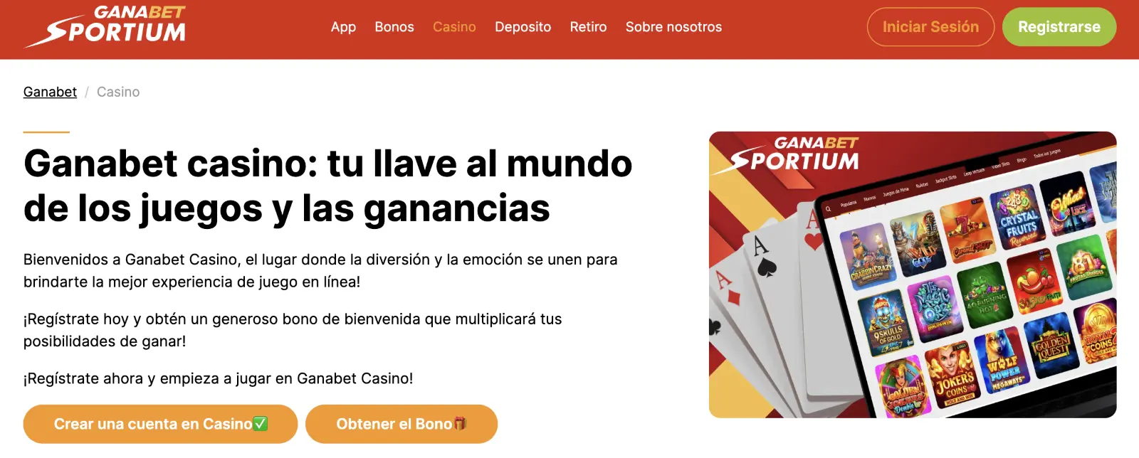 Ganabet Casino México Ganabet México