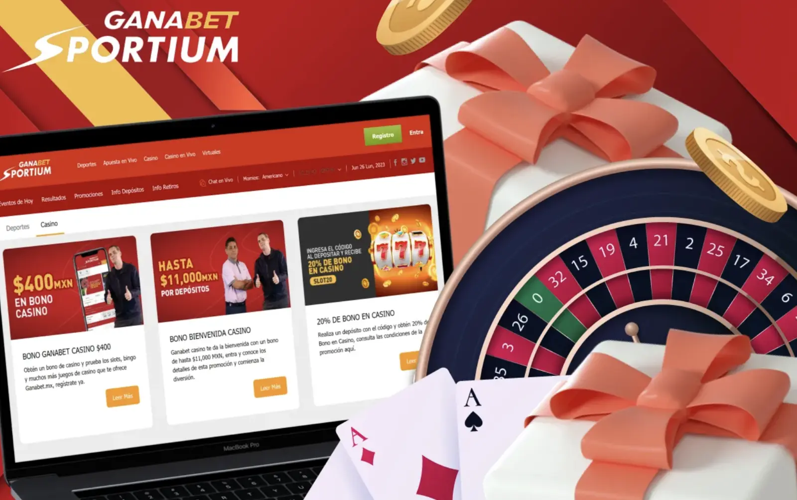 Bono de $400 MXN en Ganabet Bono 400 Ganabet